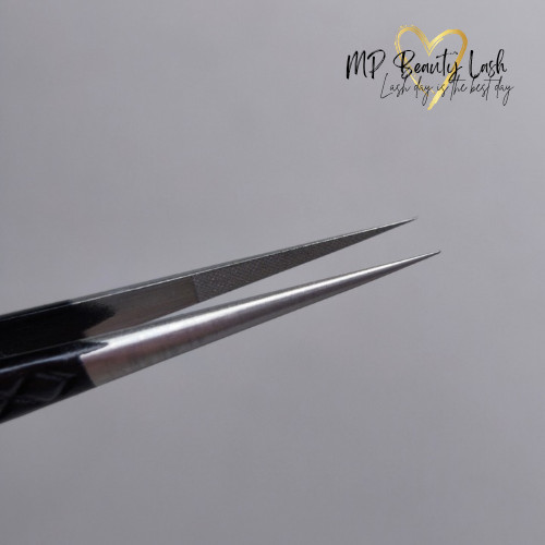 MP Beauty Black Egyenes Izoláló műszempilla csipesz 
