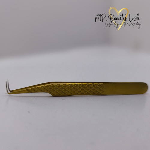 MP Beauty Gold volume csipesz 90 fokos extra vékony fejrésszel