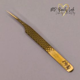 MP Beauty Gold Egyenes Izoláló műszempilla csipesz