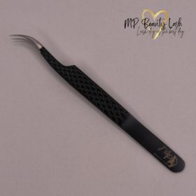 MP Beauty Black könnyített hajlított csipesz