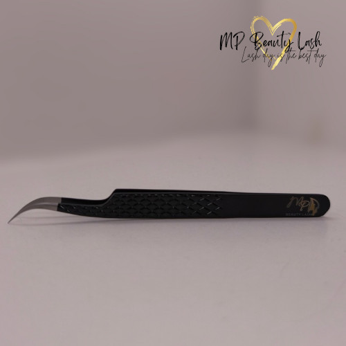 MP Beauty Black könnyített hajlított csipesz