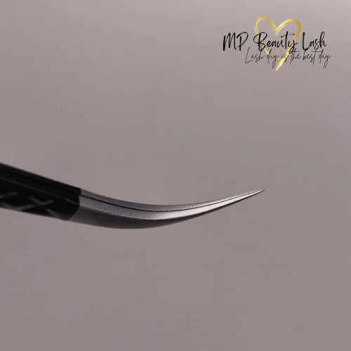 MP Beauty Black könnyített hajlított csipesz