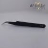 MP Beauty Black hajlított csipesz 