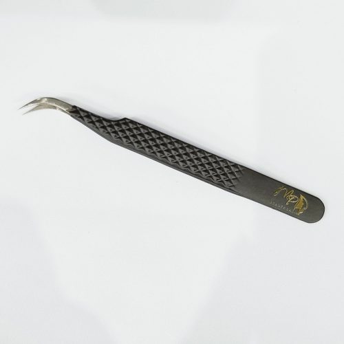 MP Beauty Black hajlított csipesz 