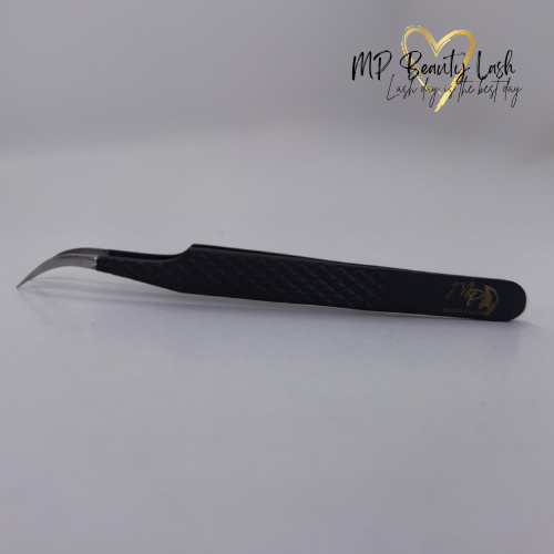 MP Beauty Black hajlított csipesz 