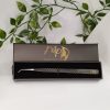 MP Beauty Black Izoláló csipesz extra vékony fejrésszel