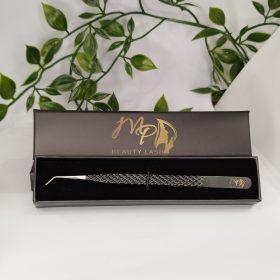 MP Beauty Black Izoláló csipesz extra vékony fejrésszel