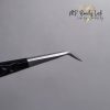 MP Beauty Black Izoláló csipesz extra vékony fejrésszel