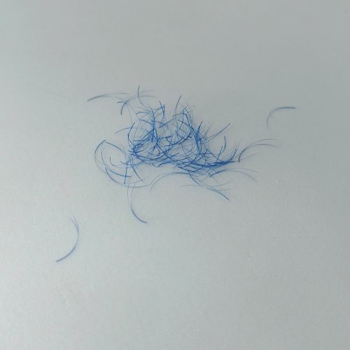 Ömlesztett szempilla mix Kék