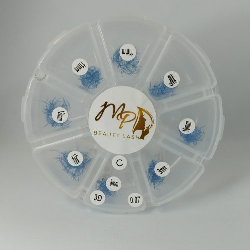 Ömlesztett szempilla mix Kék