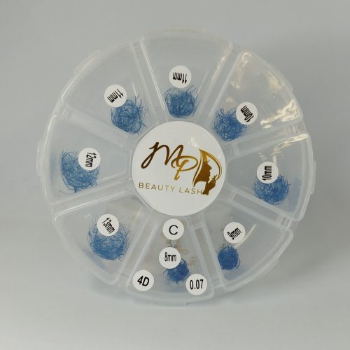 Ömlesztett szempilla mix Kék