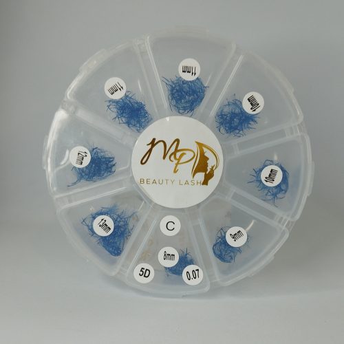 Ömlesztett szempilla mix Kék