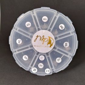 Ömlesztett szempilla mix Fehér