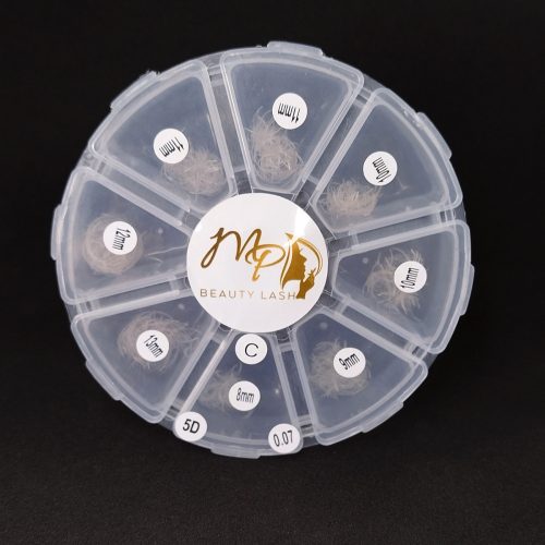 Ömlesztett szempilla mix Fehér