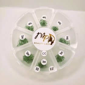Ömlesztett szempilla mix 8-13 Zöld