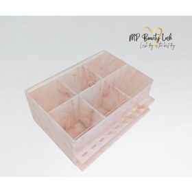   Multifunkcionális eszköz tároló nyitható fedővel, 10db-os csipesz tartóval